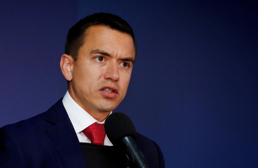 Ekvádorský prezident Daniel Noboa. FOTO: Reuters