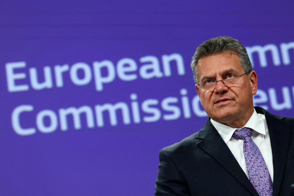 Eurokomisár pre obchod Maroš Šefčovič. FOTO: REUTERS