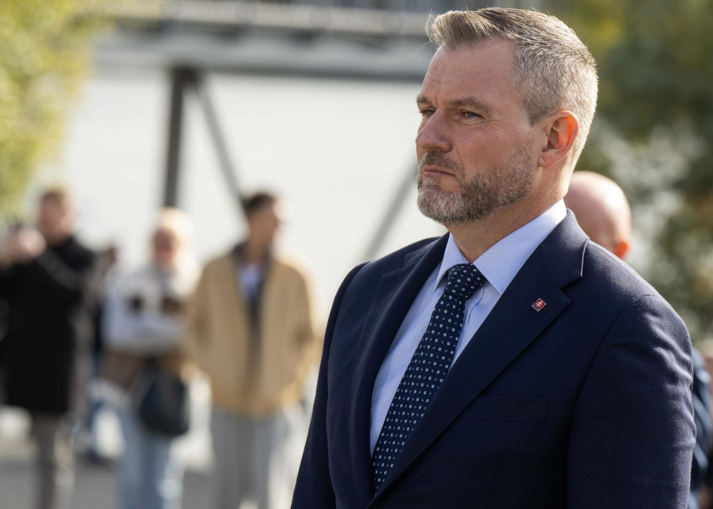 Na snímke prezident Peter Pellegrini. FOTO: TASR/Jakub Kotian