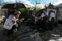 Zaplavené oblasti na Filipínach. FOTO: Reuters