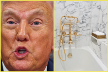 Trump prerába Biely dom, vrátane luxusného zlatého záchoda.