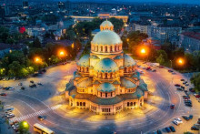 Pohľad na večernú Sofiu.

FOTO: visitbulgaria.com