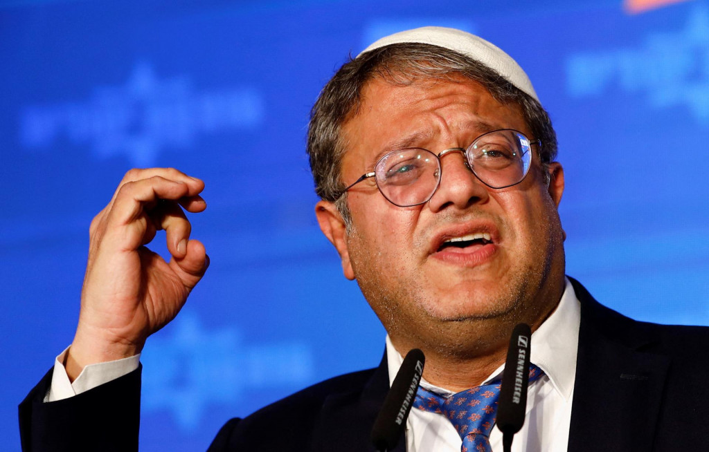 Radikálny minister pre národnú bezpečnosť Itamar Ben Gvir. FOTO: REUTERS