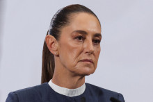 Americký minister zahraničných vecí Marco Rubio pochválil v septembri počas stretnutia so Sheinbaumovou jej úsilie v boji proti drogám a prisľúbil, že USA budú rešpektovať suverenitu Mexika. FOTO: REUTERS