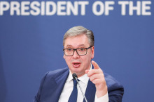 Srbský prezident Aleksandar Vučič. FOTO: Reuters