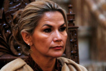 Bolívijská exprezidentka Jeanine Áezová. FOTO: TASR/AP
