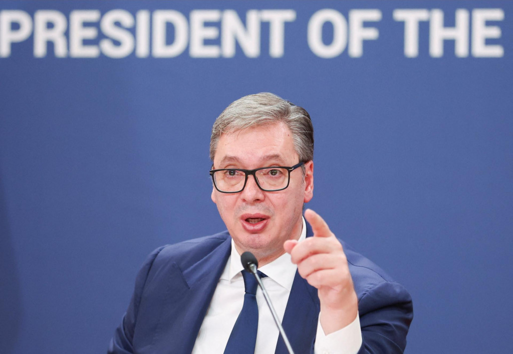 Srbský prezident Aleksandar Vučič. FOTO: Reuters