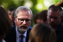 Český premiér Petr Fiala. FOTO: TASR/AP
