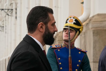 Sýrsky dočasný prezident Ahmad Šara. FOTO: TASR/AP