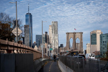 Brooklyn Bridge v meste New York. FOTO: Reuters