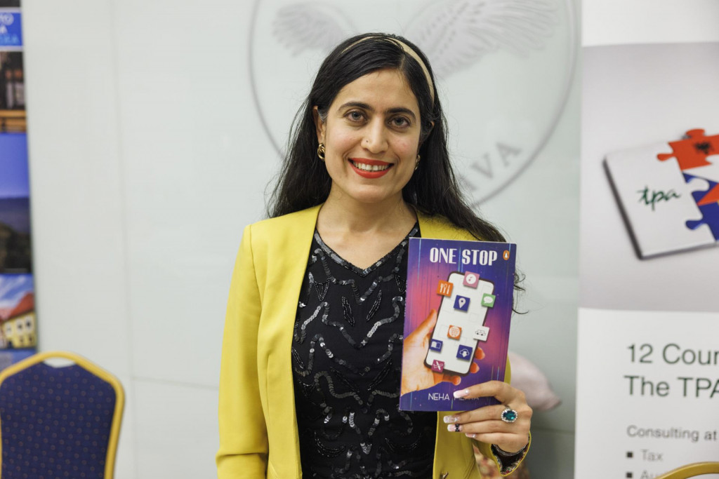 Neha Mehta predstavila minulý týždeň v Bratislave svoju knihu One Stop, ktorá sa venuje otázke superaplikácií. FOTO: Finweek