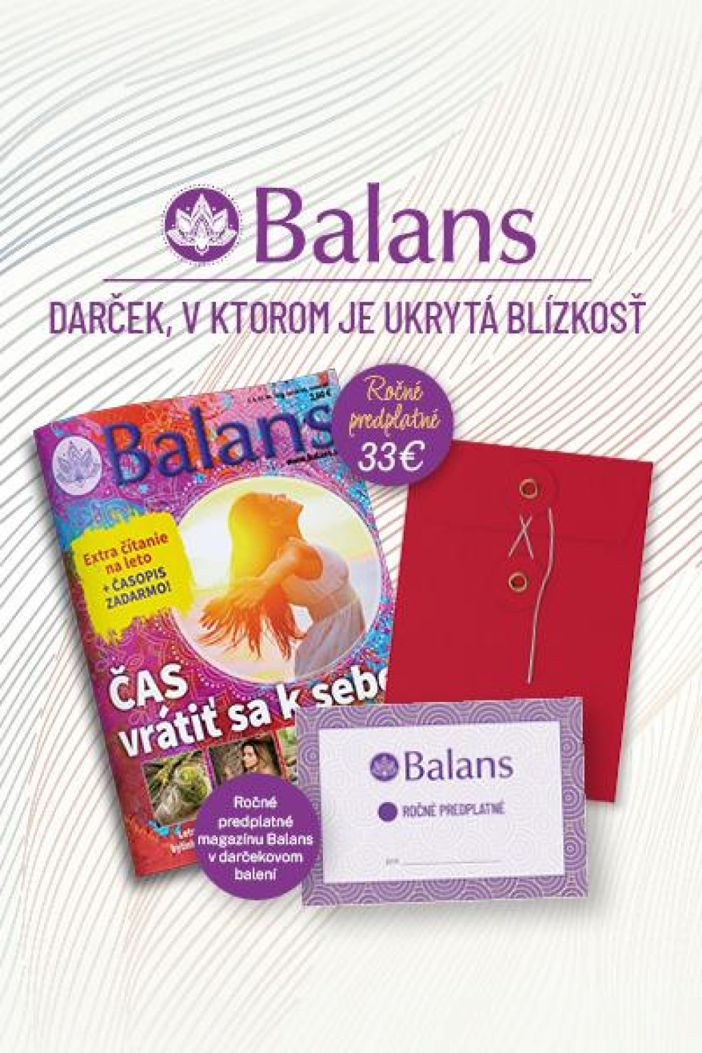 Balans darčekové balenie