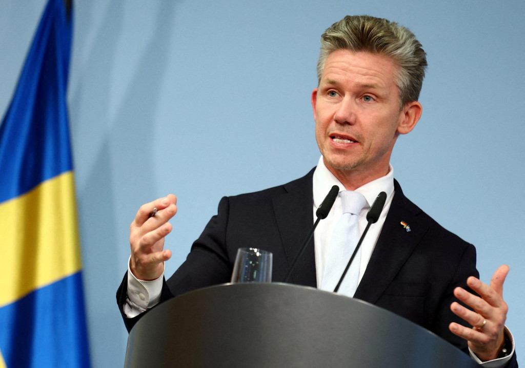 Švédsky minister obrany Pal Jonson. FOTO: Reuters