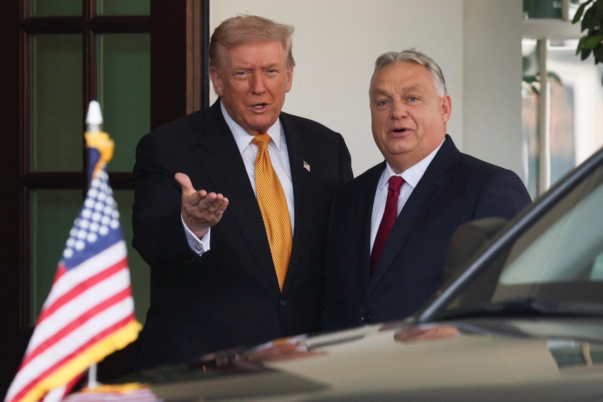 Trump privítal maďarského premiéra Orbána v Bielom dome