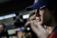 Slovenský hokejový reprezentant Samuel Kňažko. FOTO: TASR/Martin Baumann