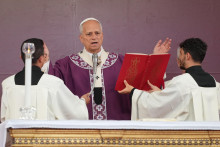 Pápež Lev XIV. FOTO TASR/AP