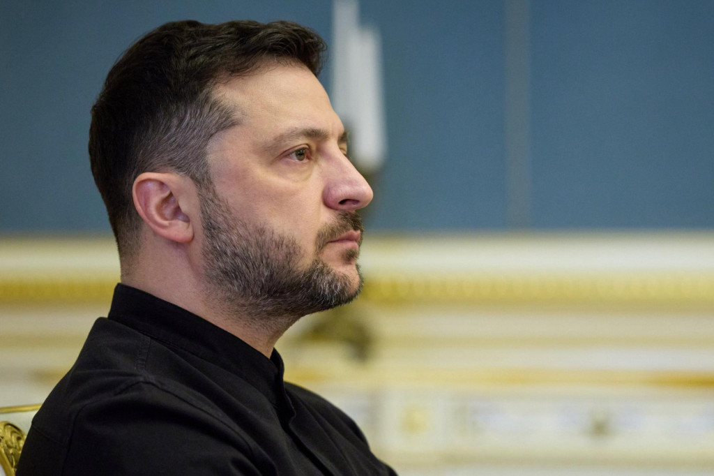 Ukrajinský prezident Volodymyr Zelenskyj. FOTO TASR/AP