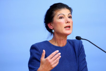 Predsedníčka BSW Sahra Wagenknechtová. FOTO: Reuters