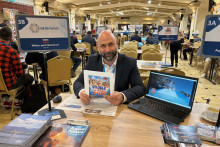 Na snímke riaditeľ Vodného parku Bešeňová a 1. viceprezident Slovenskej asociácie akvaparkov, kúpalísk a plavární Peter Kolenčík. FOTO: Vodný park Bešeňová