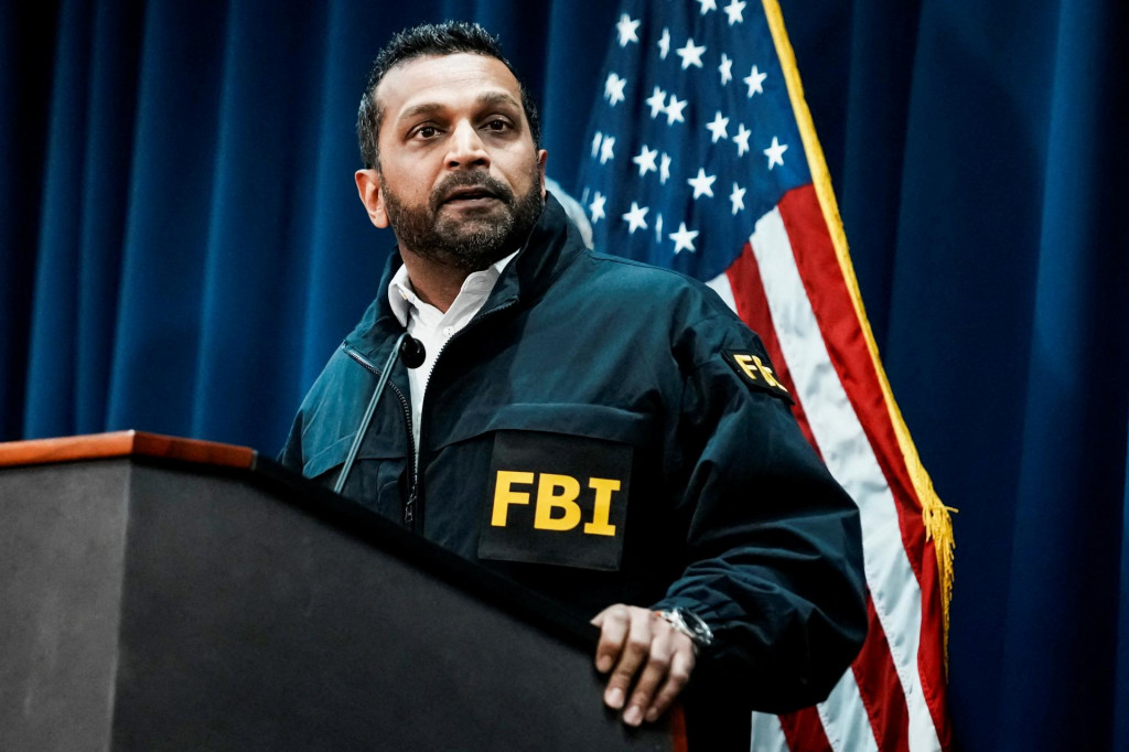 Riaditeľ amerického Federálneho úradu pre vyšetrovanie (FBI) Kash Patel. FOTO: Reutes