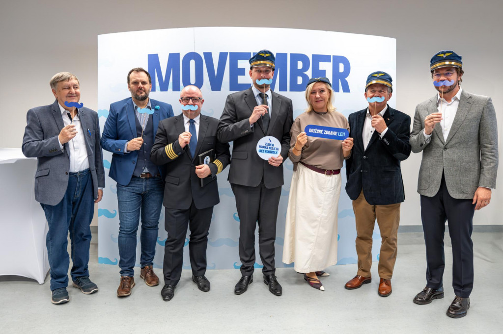 Kampaň Movember - Mužské zdravie letí