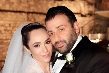 Dilhoročný priateľ ukrajinského prezidenta Volodymyra Zelenského Timur Mindič s nevestou. FOTO: instagram.com/verberalla