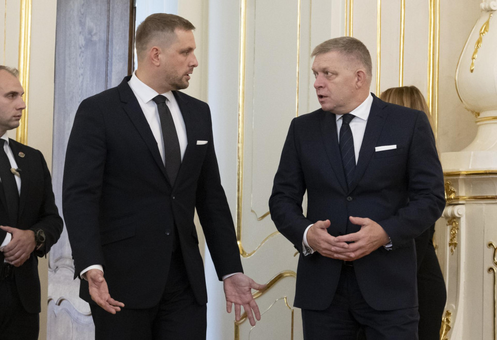 Kamil Šaško a Robert Fico