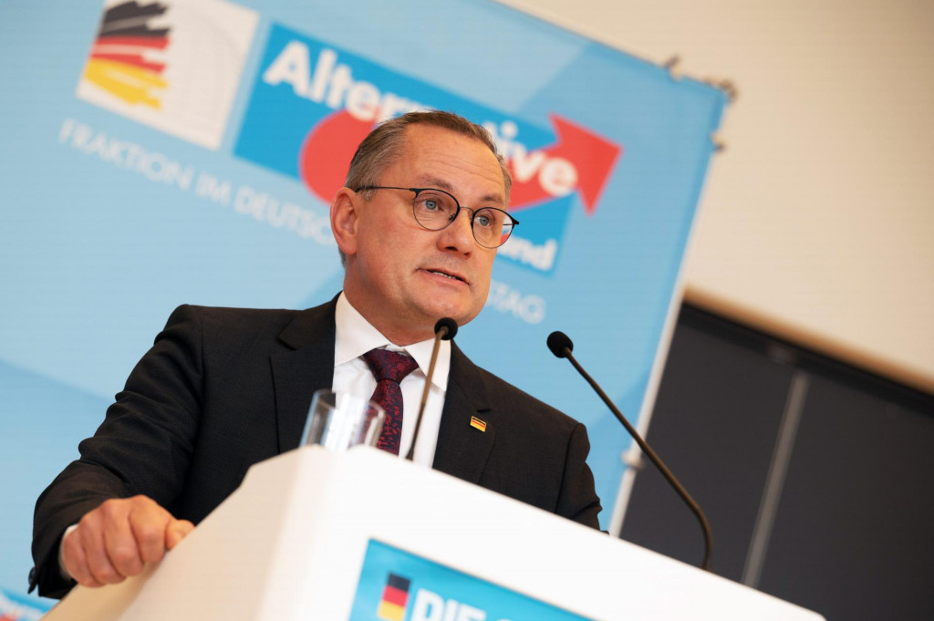 Spolupredseda Alternatívy pre Nemecko (AfD) Tino Chrupalla. FOTO: TASR/DPA