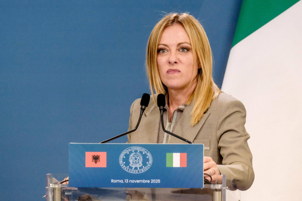 Talianska premiérka Giorgia Meloniová. FOTO: TASR/AP