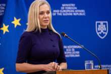 Podpredsedníčka vlády a ministerka hospodárstva Denisa Saková (Hlas-SD). FOTO: TASR/Jakub Kotian