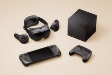 Herná konzola Steam Machine, handheld Steam Deck, VR okuliare Steam Frame a herný ovládač Steam Controller