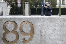 Na snímke Pamätník novembra 1989 na Námestí slobody v Bratislave.

FOTO: TASR/Martin Baumann