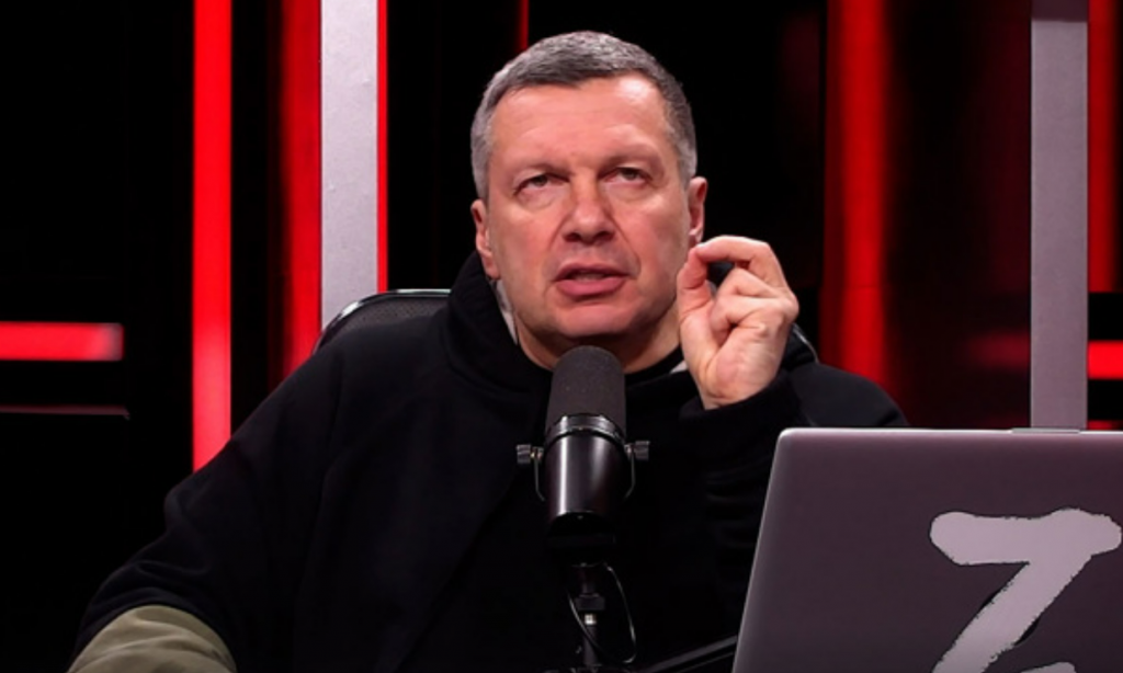 Ruský propagandista Vladimir Solovjov. FOTO: X/@Posledniskaut