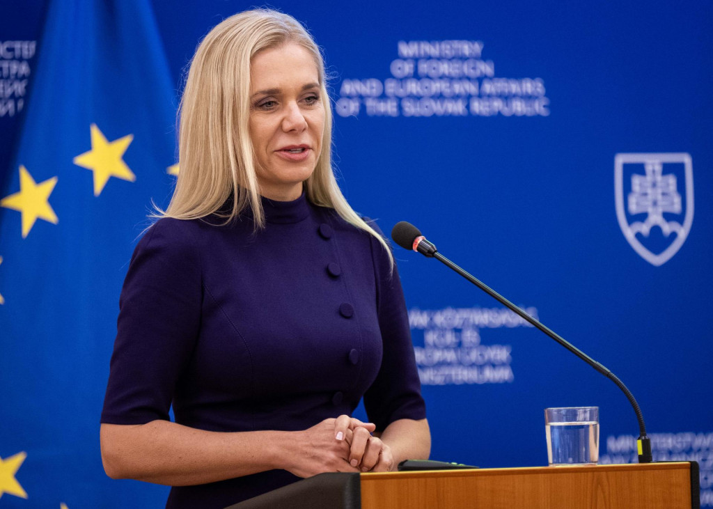 Podpredsedn&iacute;čka vl&aacute;dy a ministerka hospod&aacute;rstva Denisa Sakov&aacute; (Hlas-SD). FOTO: TASR/Jakub Kotian