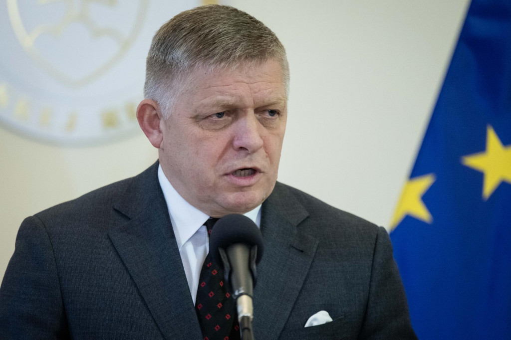 Predseda vlády SR Robert Fico. FOTO: TASR/Jakub Kotian