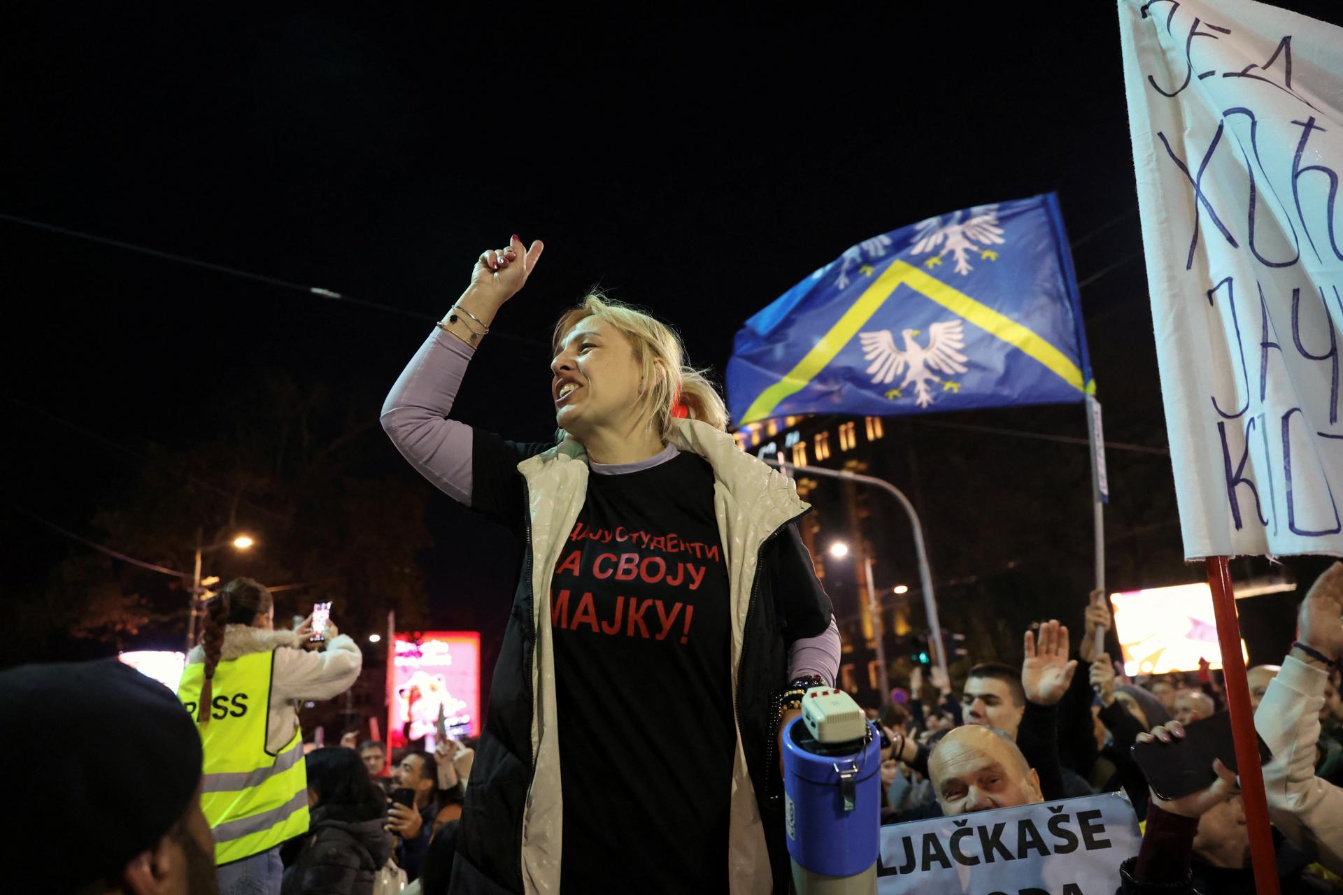 Matka jednej z obetí nešťastia v srbskom Novom Sade drží hladovku už 16 dní