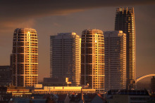 Na snímke je výstavba v bratislavskom downtowne. FOTO: ARCHÍV HN