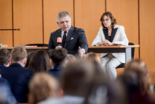 Premiér Robert Fico v Poprade. FOTO: Facebook Roberta Fica