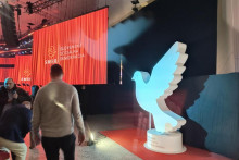 Podujatie Smeru v Nitre na 17. novembra. FOTO: HN