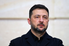 Dan Driscoll a Randy George majú na návšteve v Kyjeve rokovať aj s Volodymyrom Zelenským. FOTO: REUTERS