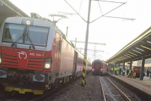 Vykoľajený vozeň v Košiciach. FOTO: rallpage.net