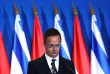 Maďarský minister zahraničia Péter Szijjártó. FOTO: REUTERS