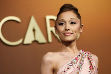 Ariana Grande attends the Academy of Motion Picture Arts and Sciences 16th Governors Awards in Los Angeles, California, U.S., November 16, 2025. REUTERS/Mario Anzuoni