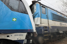 Zrážka vlakov v Česku. FOTO: Policie ČR