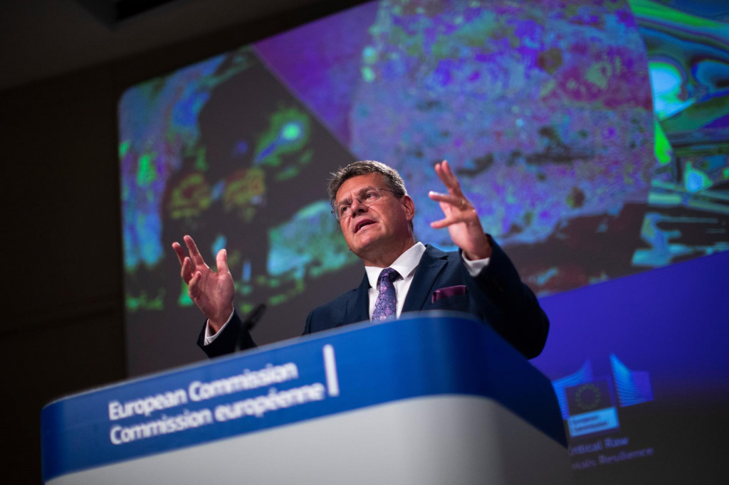 Na archívnej snímke eurokomisár pre obchod a ekonomickú bezpečnosť Maroš Šefčovič. FOTO: TASR/AP