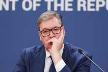 Srbský prezident Aleksandar Vučić. FOTO: Reuters