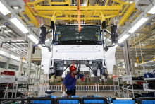 Továreň automobilky BYD. FOTO: REUTERS/CHINA DAILY