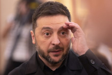 Ukrajinský prezident Volodymyr Zelenskyj. FOTO TASR/AP