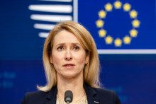 Šéfka diplomacie Európskej únie Kaja Kallasová. FOTO: TASR/AP