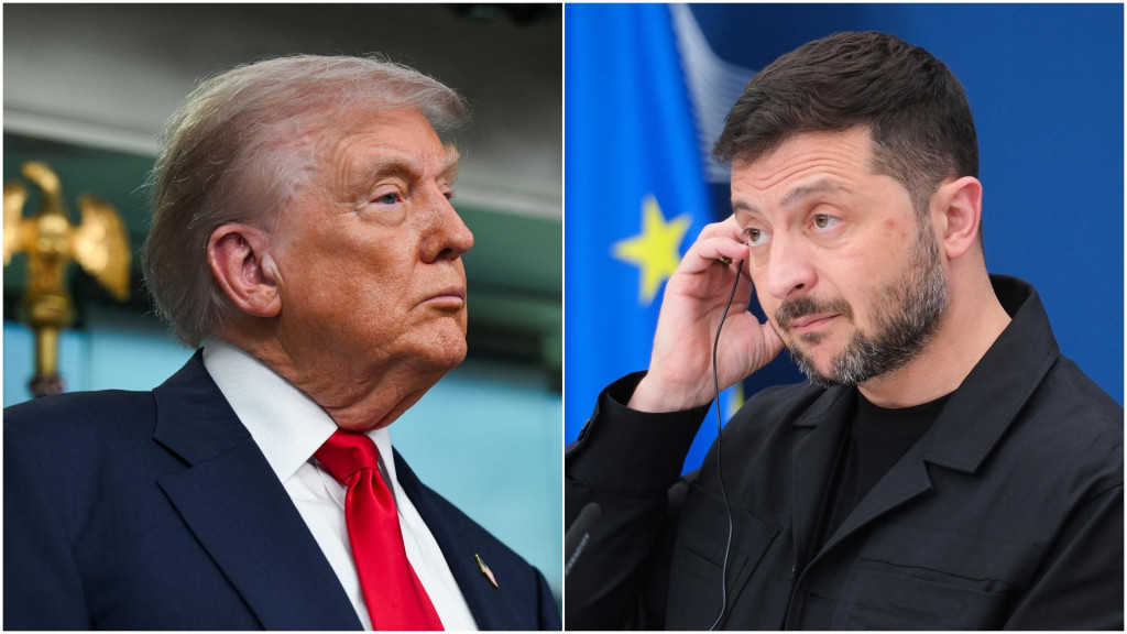 Trump a Zelenskyj. FOTO: Reuters, TASR/AP